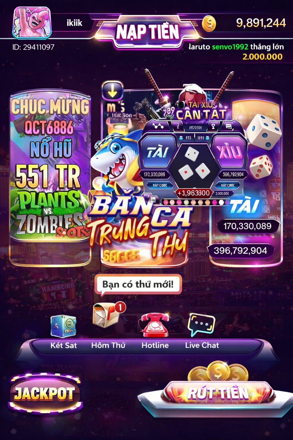 Tooniebet Casino game