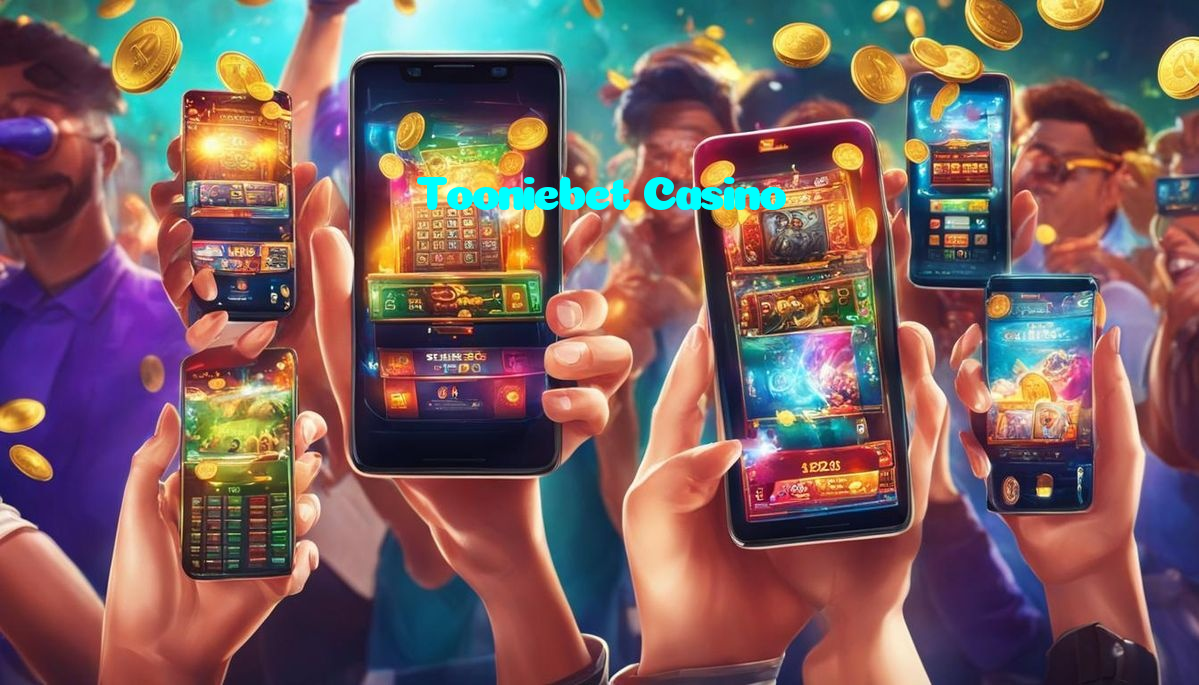 Tooniebet Casino casino presented on mobile device in Pakistan with slots and live games
