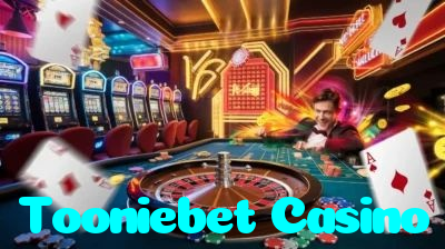 Tooniebet Casino casino presented on mobile device in Pakistan with slots and live games